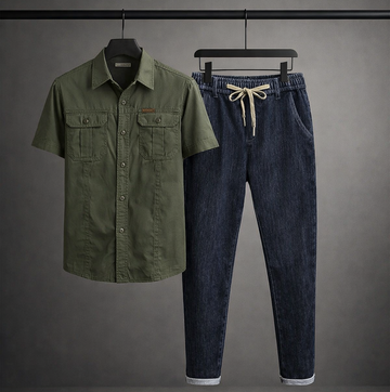 Frontier Dusk Utility Shirt & Denim Set