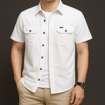Heritage Cargo Half Sleeve Double Pocket Shirts