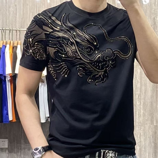 Obsidian Dragon Ember Graphic T-Shirt