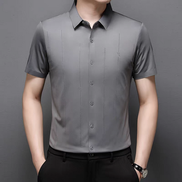 Glacient Stretch Pinstripe Shirt