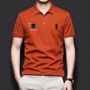 Emerald Stallion Crest Polo T-Shirt
