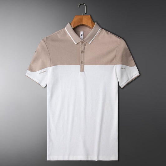 Vintage Refined Dual-Shade Polo T-Shirts