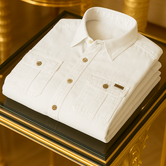Cotton Cargo Double Pocket Half Sleeve Shirts