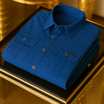 Cotton Cargo Double Pocket Half Sleeve Shirts