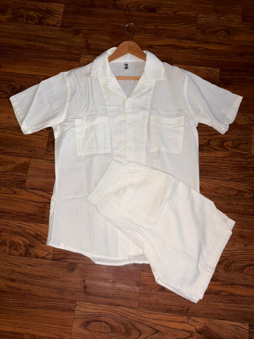 Linen Mist Riviera Shirt & Boxer Co-Ord Set