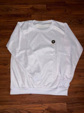 Ivory Dominion Embossed Crest T-Shirt