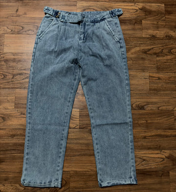 Denim Weave Signature Gurkha Trousers